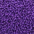 Deep purple glossy glass seed beads for DIY jewelry making and handmade crafts - Violet