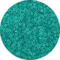 Round turquoise frosted matte seed beads for DIY jewelry making and handmade crafts - 4mm (Approx. 1mm Aperture, 10g/Pack, Approx. 100pcs) / Chitose Green
