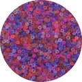 Frosted matte mix seed beads in purple and pink for DIY jewelry making and crafts - 4mm (Approx. 1mm Aperture, 10g/Pack, Approx. 100pcs) / Dark