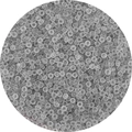 Frosted matte grey seed beads for DIY jewelry making with round uniform glass texture - 4mm (Approx. 1mm Aperture, 10g/Pack, Approx. 100pcs) / Gray