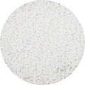 Iridescent cream white glass seed beads for DIY handmade jewelry bracelets and necklaces - White