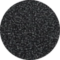 Perles de rocaille noires brillantes de haute qualité pour bijoux DIY - Pack de 30g / Noir et Gris