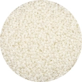 Pearly white round seed beads for DIY jewelry making and handmade accessories - Off White