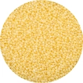 Creamy iridescent seed beads for DIY jewelry making with subtle pearl luster - Bright Yellow