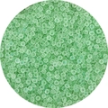 Frosted seafoam green glass seed beads for DIY jewelry making and handmade accessory designs - 4mm (Approx. 1mm Aperture, 10g/Pack, Approx. 100pcs) / Fruit Green