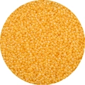Vibrant orange translucent 2mm seed beads for handmade DIY jewelry and accessories - Realgar Yellow