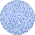 Iridescent light blue glass seed beads with AB finish for DIY jewelry crafting - Azure Blue