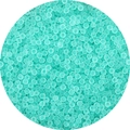 Frosted mint green iridescent seed beads for DIY handmade jewelry and accessory making - 4mm (Approx. 1mm Aperture, 10g/Pack, Approx. 100pcs) / Verdant