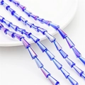 Faceted gradient purple and blue teardrop crystal glass beads for DIY jewelry making - 7x4mm (68 Pieces/Pack) / Sapphire Blue
