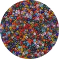 Mélange de perles de rocaille en verre transparent pour accessoires de bijoux DIY - Pack de 30g / Couleurs Mélangées Aléatoires
