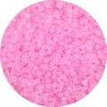 Frosted pink round beads for DIY jewelry making, suitable for bracelets and necklaces - 4mm (Approx. 1mm Aperture, 10g/Pack, Approx. 100pcs) / Water Pink