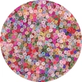 Frosted colorful glass seed beads for handmade DIY jewelry bracelets and necklaces - 4mm (Approx. 1mm Aperture, 10g/Pack, Approx. 100pcs) / Random Mixed Colors