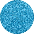 Blue iridescent seed beads with a pearlescent finish for DIY jewelry making and crafts - 2mm (0.8mm Hole, 10g/Pack, Approx. 660 Pcs) / Cloud Blue