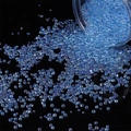 Irisierende hellblaue Mikroglasperlen für DIY-Harzhandwerk und Nagelkunstdekoration - 30g/Packung Durchmesser 2-3.5mm / Blau
