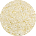 Creamy iridescent AB finish 2mm glass seed beads for handmade DIY jewelry crafting - 10g/Pack (Approx. 1000 Pcs) / Off White