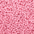Perles de rocaille roses mates pour la fabrication de bijoux DIY, bracelets et colliers - 1000 capsules / Rose Coréen