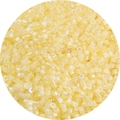 2mm light yellow glass seed beads with AB iridescent finish for DIY jewelry making - 10g/Pack (Approx. 1000 Pcs) / Apricot
