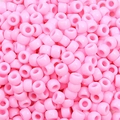 Pink acrylic large hole pony beads for DIY jewelry and African hair braiding - Approx. 100 Pieces/Pack / Pink (20#)