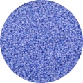 Luminous lilac cream seed beads with iridescent finish for DIY jewelry making - Sapphire Blue