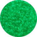 Vibrant lime green acrylic barrel beads with large holes for DIY jewelry making - Approx. 100 Pieces/Pack / Grass Green (11#)