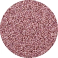 2mm pastel lavender seed beads with pearlescent finish for DIY jewelry making - Brown