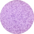 Frosted lavender seed beads with a smooth matte finish for DIY jewelry making - 4mm (Approx. 1mm Aperture, 10g/Pack, Approx. 100pcs) / Light Purple