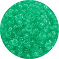 Translucent green acrylic pony beads with large holes for DIY jewelry and hair braids - Approx. 100 Pieces/Pack / Dark Green (12#)