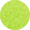 Neon yellow-green acrylic barrel beads with large holes for DIY jewelry and hair braids - Approx. 100 Pieces/Pack / Fluorescent Yellow (13#)