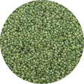 Lustrous iridescent olive green glass seed beads for handmade DIY jewelry crafting - Army Green