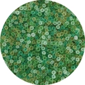 Frosted round seed beads in assorted green tones for DIY jewelry making and crafts - 4mm (10g/Pack, Approx. 1mm Hole) / Green System