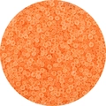 High quality matte orange glass beads for handmade DIY jewelry bracelets and necklaces - 4mm (10g/Pack, Approx. 1mm Hole) / Orange