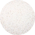 Frosted rainbow white seed beads for DIY jewelry making with pearlescent finish - 2mm (10g/Approx. 660pcs) / White