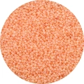 Lustrous apricot glass seed beads for DIY jewelry making and artisanal beadwork crafts - Orange