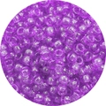 Translucent purple acrylic barrel beads with large holes for DIY braids and crafts - Approx. 100 Pieces/Pack / Dark Purple (06#)