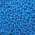 Perles de rocaille bleu vif laqué pour la confection de bijoux DIY et broderie - 1000 capsules / Bleu Denim