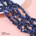 Irregular blue cat eye crystal gravel beads for jewelry making 4-9mm 200pcs pack - Royal Blue Size Approx. 4-9mm Aperture Approx. 1mm 80cm/strip (approx. 200 Beads)