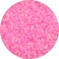 Matte pink frosted seed beads for DIY jewelry making and handmade accessories - 4mm (10g/Pack, Approx. 1mm Hole) / Pink and Purple Series