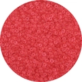 Frosted red glass seed beads for DIY jewelry making with central hole and matte finish - 4mm (10g/Pack, Approx. 1mm Hole) / Agate Red