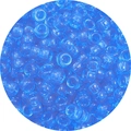Blue acrylic transparent bulk beads for DIY jewelry making and African hair braids decoration - Approx. 100 Pieces/Pack / Dark Blue (09#)
