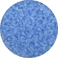 Frosted light blue seed beads with matte finish for handmade jewelry making and crafts - 4mm (10g/Pack, Approx. 1mm Hole) / Indigo Blue