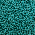Perles de rocaille bleu sarcelle avec finition brillante pour création de bijoux DIY - 1000 capsules / Bleu Paon
