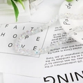 8mm faceted rainbow crystal glass rondelle beads for DIY jewelry making and bracelet crafts - 8mm 1 Strand/Pack (Approx. 65 Beads/Strand) / Half AB White