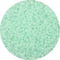 Frosted mint green seed beads for DIY jewelry making with matte finish texture - Light Green