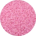 Pink frosted matte glass seed beads for DIY jewelry making handmade accessories - Dusty Pink