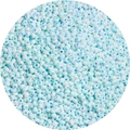 Cuentas de vidrio azul claro irisado para manualidades DIY y creación de joyería - 3mm / Paquete de 20g (Aprox. 660 Pcs) / Azul