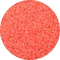 Matte coral orange seed beads for DIY jewelry making and handmade beaded crafts - Orange