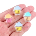 Perline in acrilico a forma di cupcake per la creazione di gioielli fai-da-te - Gelato