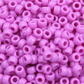Vibrant purple acrylic pony beads with large holes for DIY jewelry and hair braiding - Approx. 100 Pieces/Pack / Pink Purple (21#)