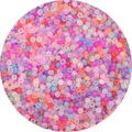 Matte frosted mixed rainbow seed beads for DIY handmade jewelry and beaded crafts - Multicolor