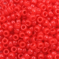 Vibrant red acrylic barrel beads with large holes for DIY hair braids and jewelry making - Approx. 100 Pieces/Pack / Bright Red (22#)